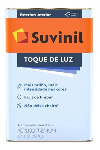 Tinta Premium Semi-brilho Toque De Luz 16l Cores Claras