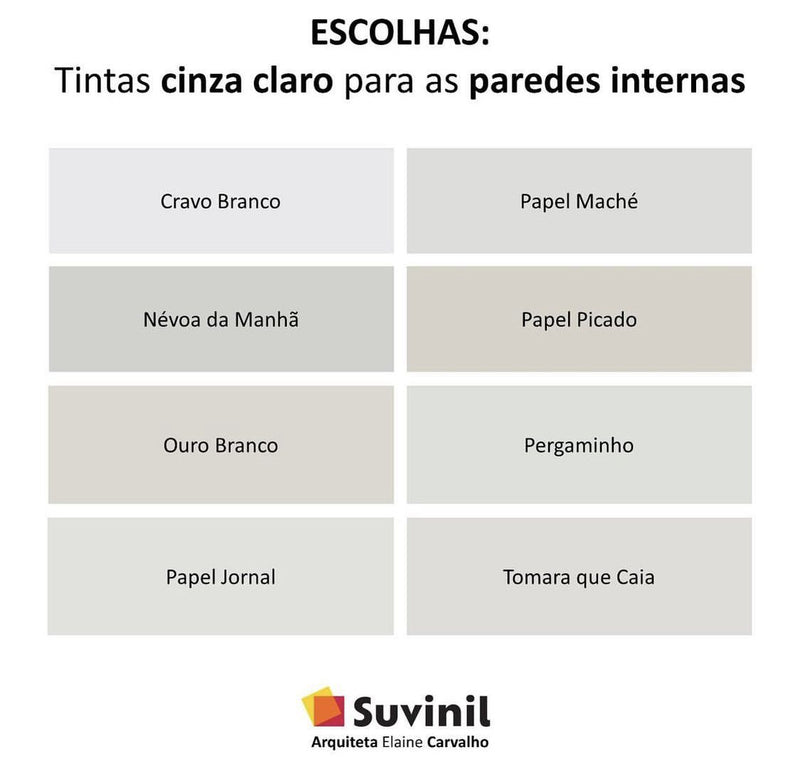 Tinta Epóxi Multissuperfícies Acetinado 3,2l Suvinil - Cores Claras