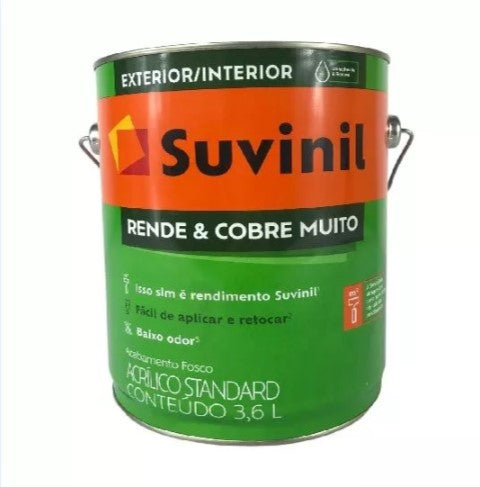 Tinta Para Parede Rende E Cobre Muito Cores 3,2l Suvinil