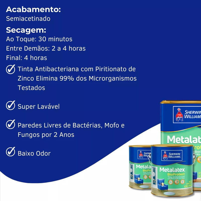 Tinta Antimofo Antifungo Branca Bioprotect 3.2lts