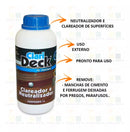 Montana Kit Novodeck Removedor 1 Litro + Clarideck Clareador 1 Litro