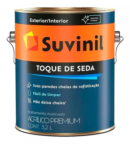 Tinta Premium Acetinado Toque de Seda 3,2l Cores Claras